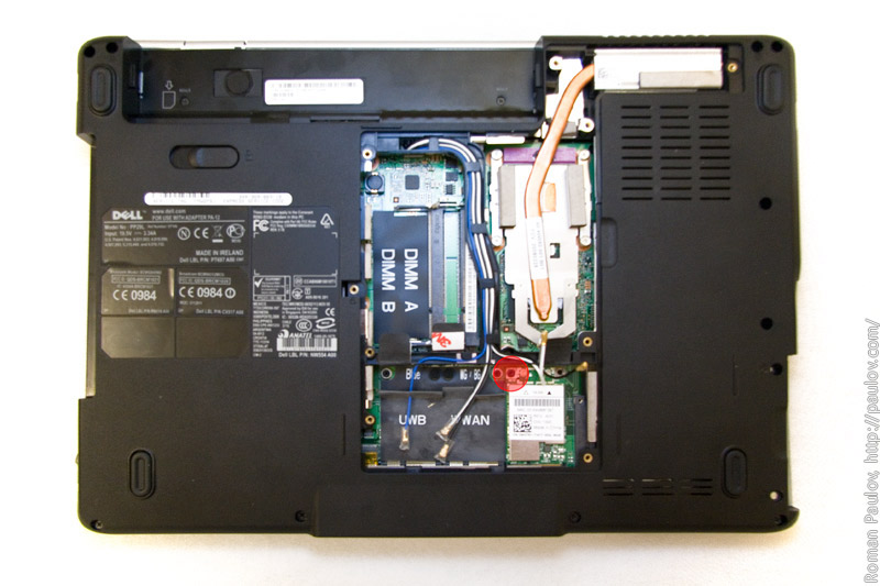 How to disassemble Dell Inspiron 1525 pp29l and clean cooling system