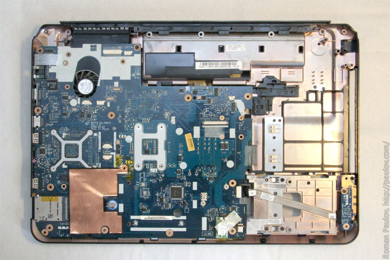 How to disassembly Packard Bell LJ 75 and clean cooling system