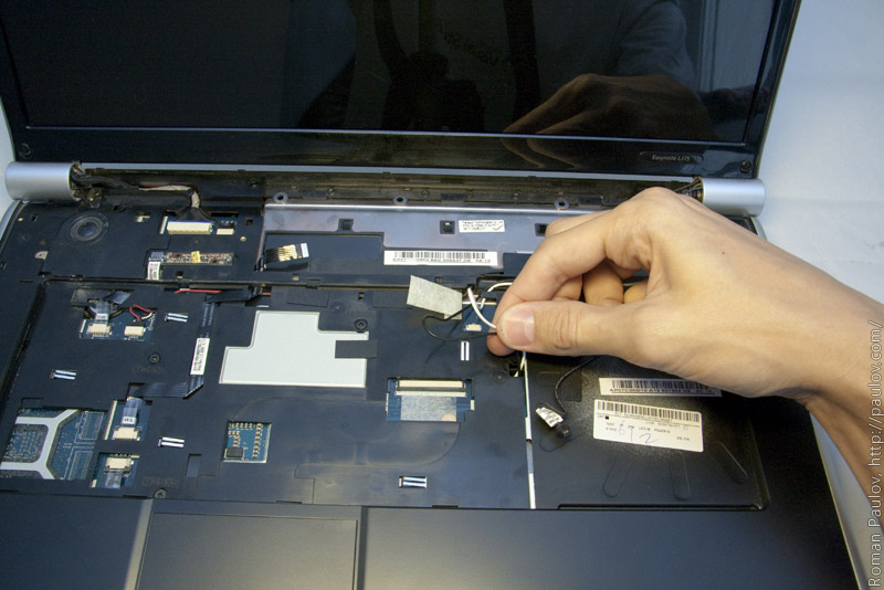 How to disassembly Packard Bell LJ 75 and clean cooling system