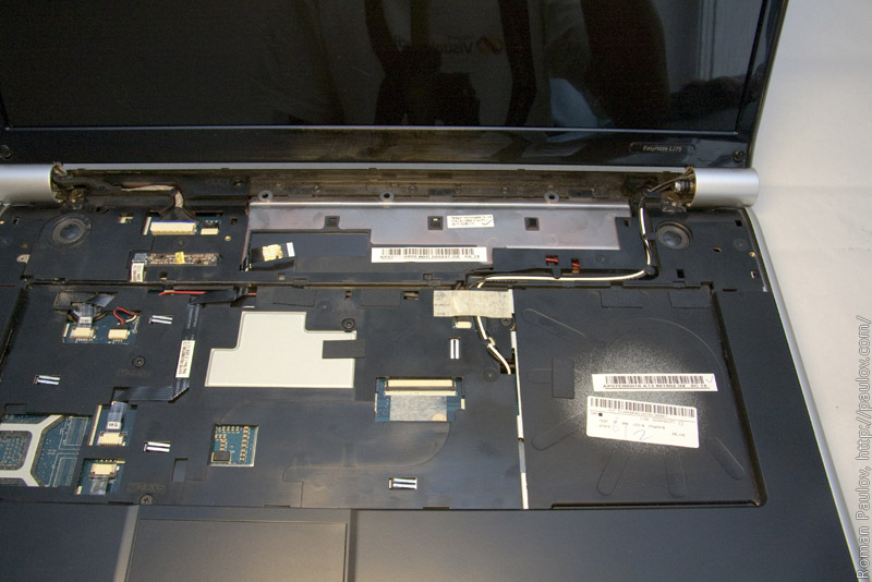 How to disassembly Packard Bell LJ 75 and clean cooling system