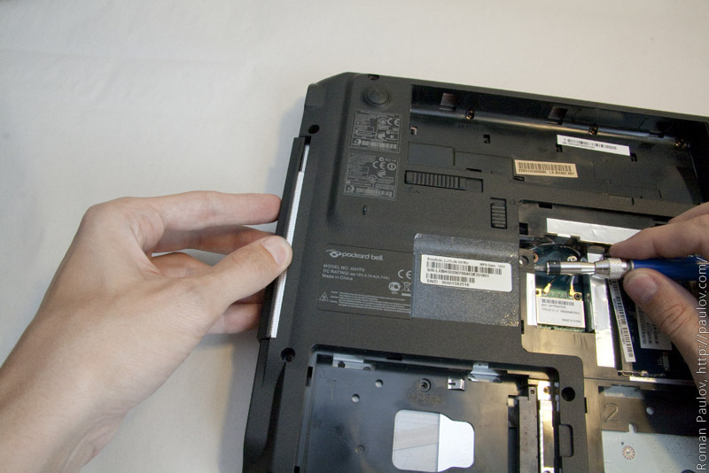 How to disassembly Packard Bell LJ 75 and clean cooling system