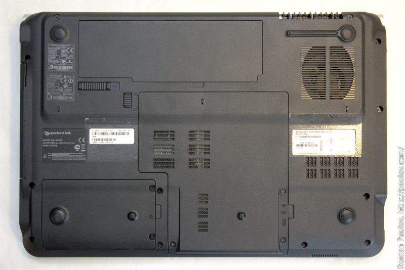 How to disassembly Packard Bell LJ 75 and clean cooling system